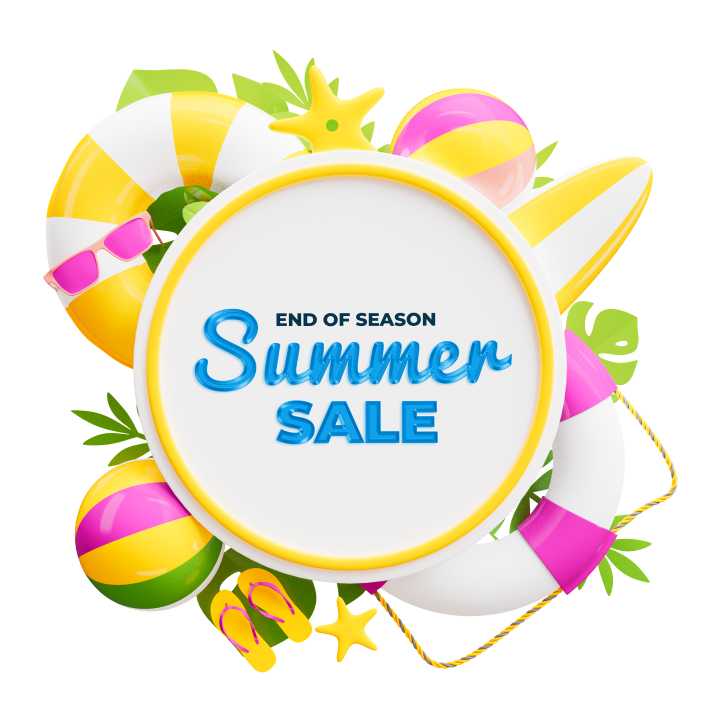 Summer Sale lifestyle illustration